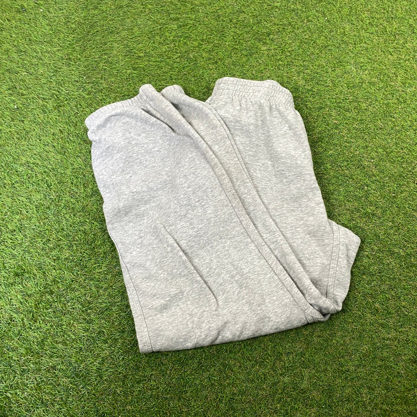 00s Nike Wide Leg Cotton Joggers Grey Small