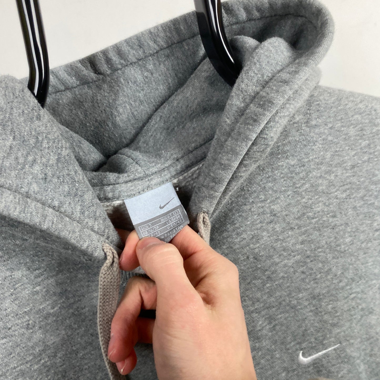 00s Nike Heavyweight Hoodie Grey Small