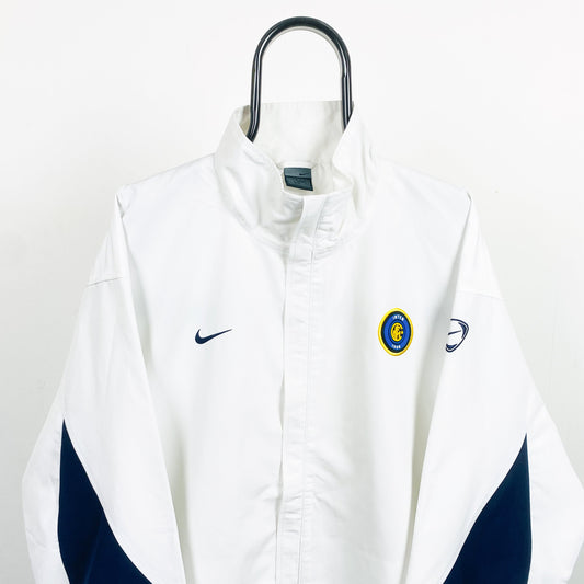 00s Nike Inter Milan Windbreaker Jacket White XL