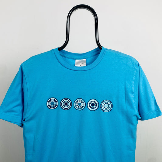 00s Nike Swirl T-Shirt Blue Small