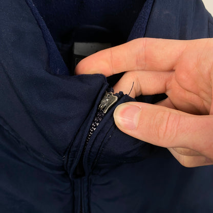 00s Nike Puffer Gilet Jacket Blue Large