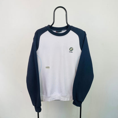 Retro Lotto Tennis Sweatshirt White Large