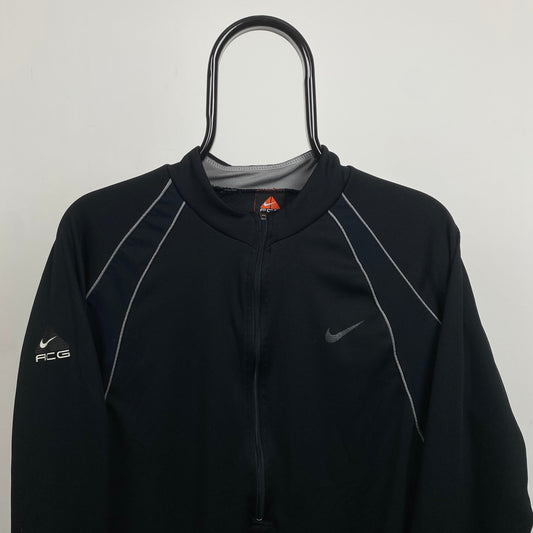 90s Nike ACG Cycling Sweatshirt Black Large