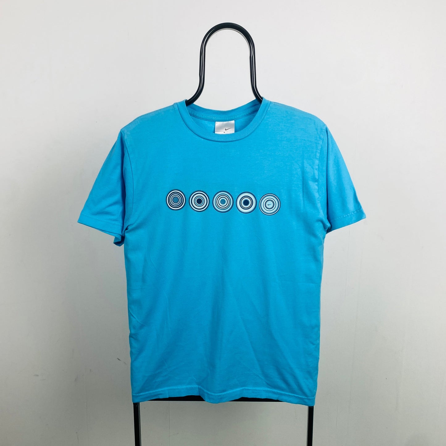 00s Nike Swirl T-Shirt Blue Small