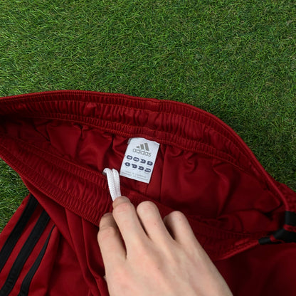 00s Adidas Basketball Shorts Red Medium