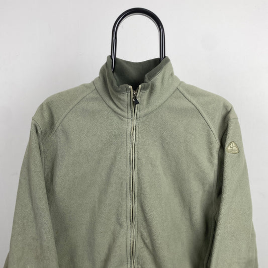 00s Nike ACG Zip Fleece Sweatshirt Green Small
