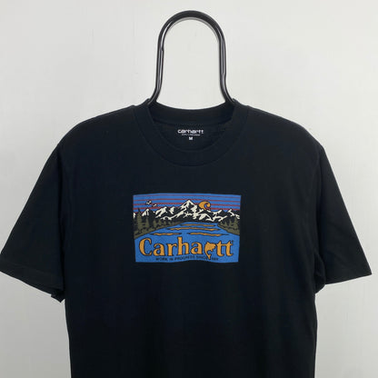 Retro Carhartt T-Shirt Black Medium