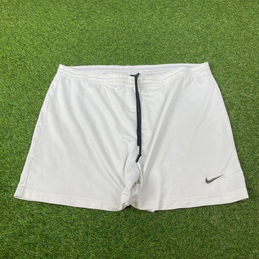 00s Nike Football Shorts White Large