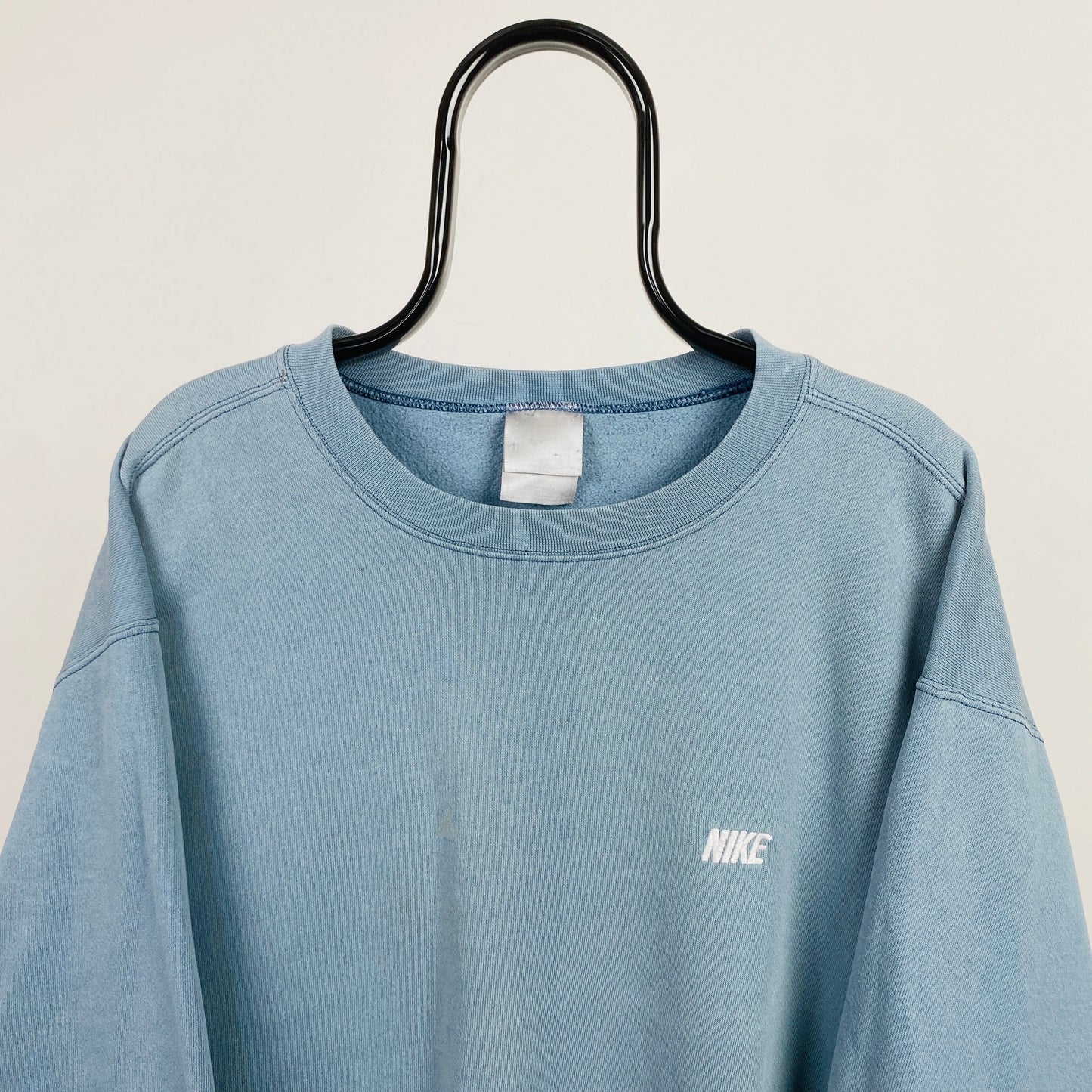 00s Nike Heavyweight Sweatshirt Blue XXL