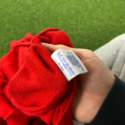80s Nike Cotton Joggers Red XL