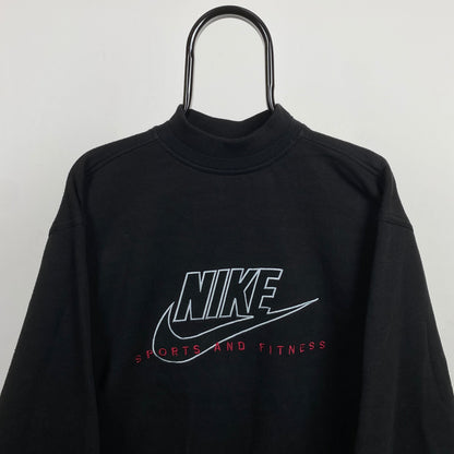 90s Nike Sweatshirt Black Small