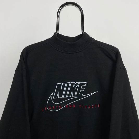 90s Nike Sweatshirt Black Small