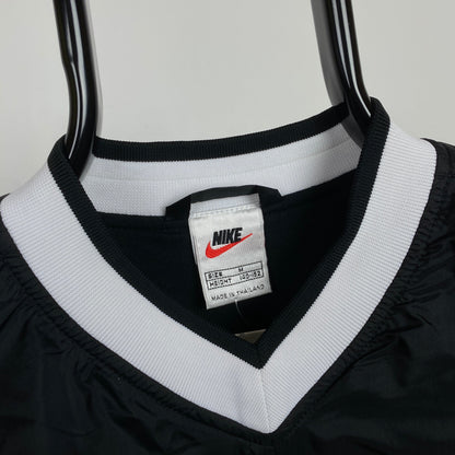 90s Nike Windbreaker Sweatshirt Black Small