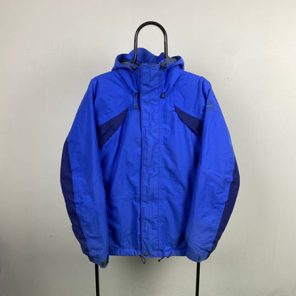 00s Nike ACG Waterproof Ski Coat Jacket Blue Womens Large