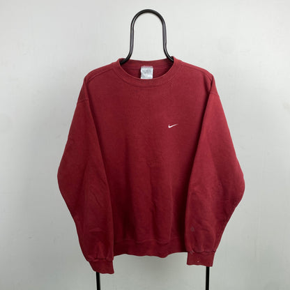 90s Nike Sweatshirt Red Large