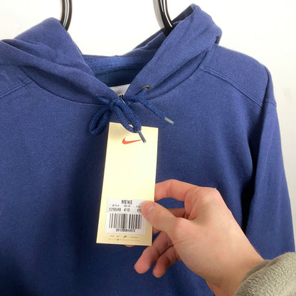 90s Nike Heavyweight Hoodie Blue XS