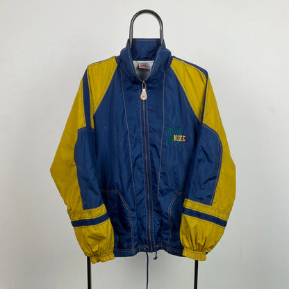 90s Nike Windbreaker Jacket Blue Medium