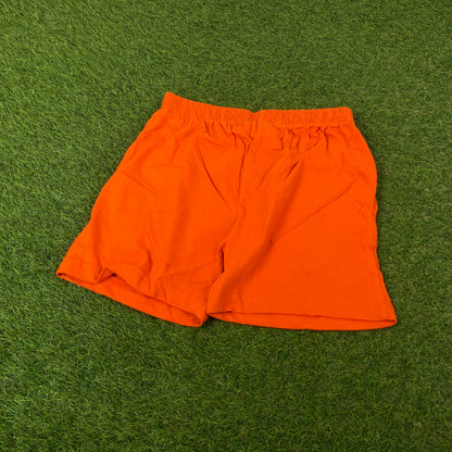90s Nike Cotton Shorts Orange Small
