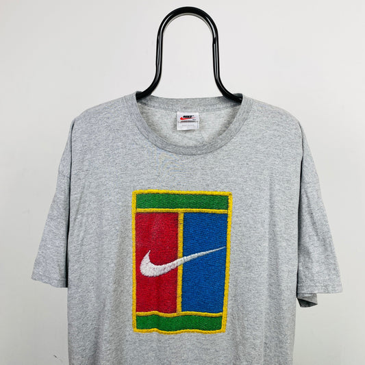 90s Nike Challenge Court T-Shirt Grey XL