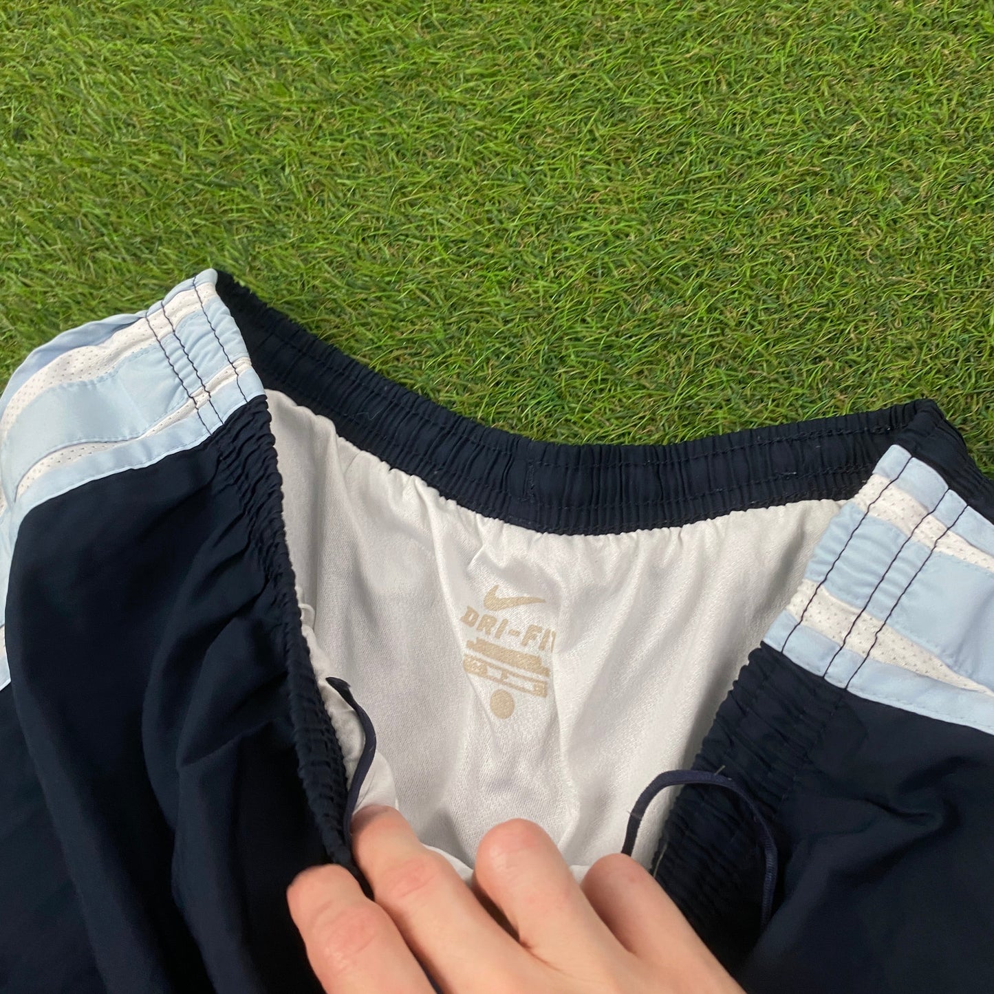 00s Nike Running Shorts Blue Large