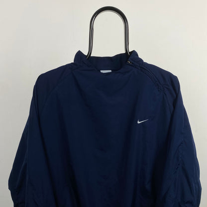 00s Nike Side Winder Windbreaker Jacket Blue Large