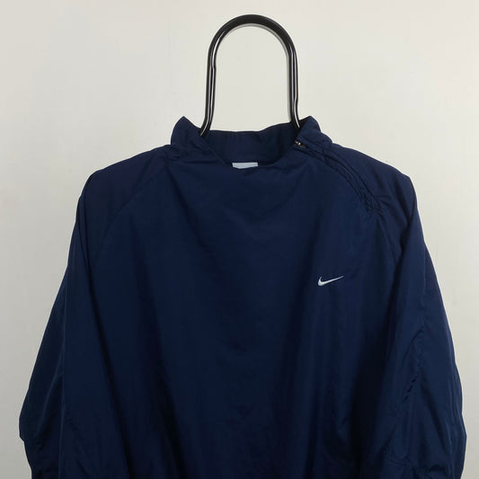 00s Nike Side Winder Windbreaker Jacket Blue Large