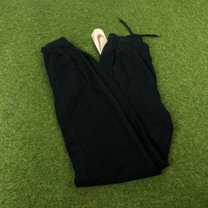 90s Nike Cotton Joggers Black Small