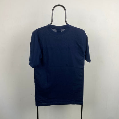 00s Nike Reflective Running T-Shirt Blue Small