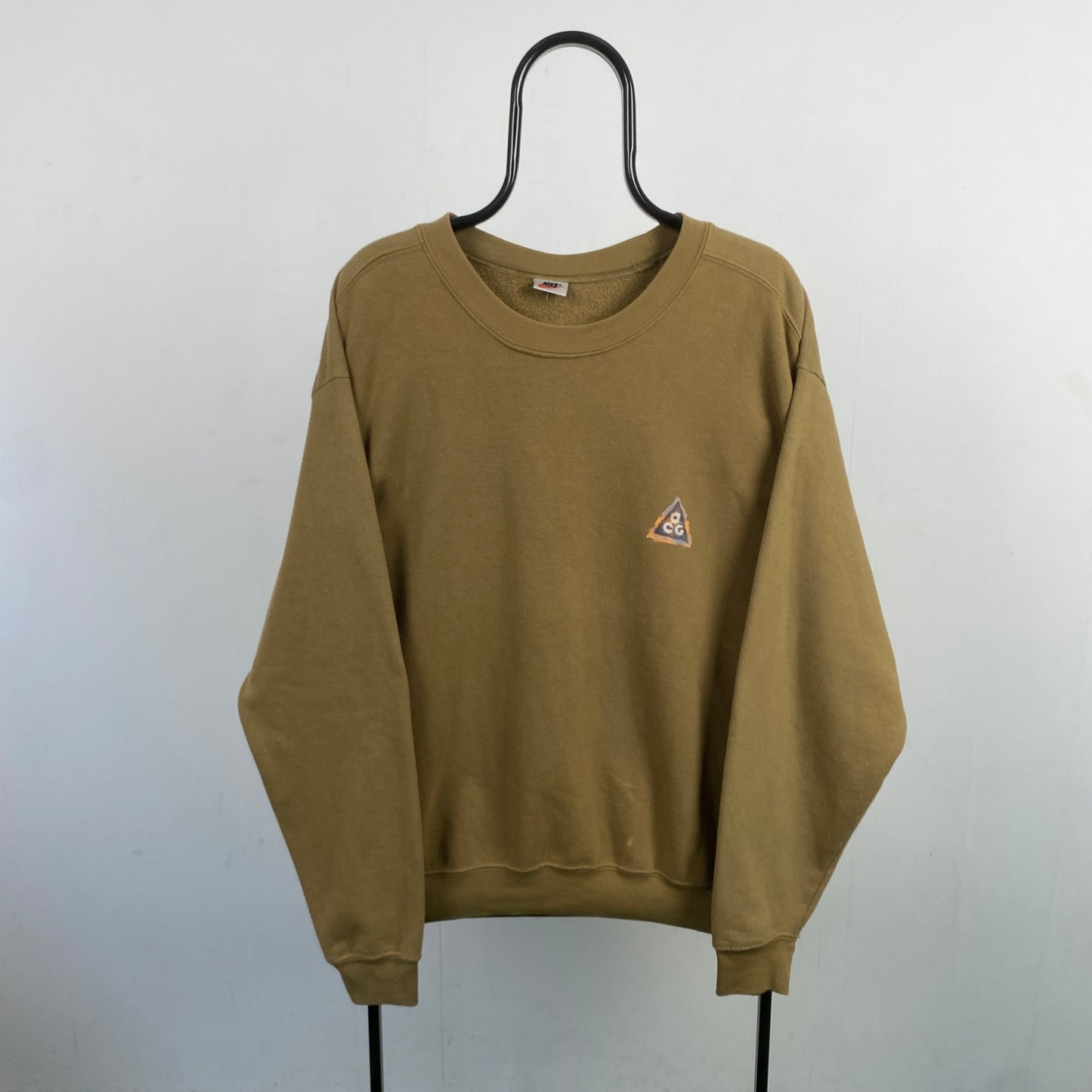 90s Nike ACG Sweatshirt Brown Large