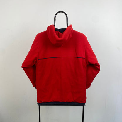 00s Nike Reversible Coat Puffer Jacket Blue Red Womens Medium