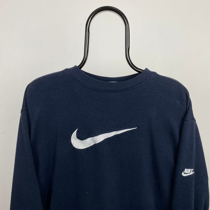 90s Nike Sweatshirt Blue Small