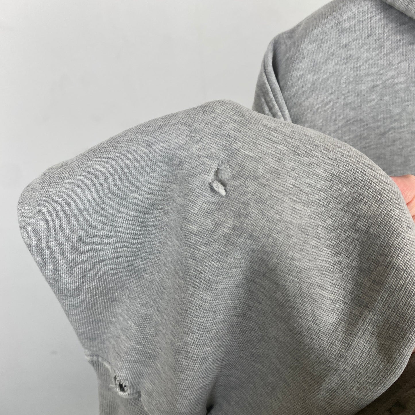00s Nike Zip Heavyweight Hoodie Grey XL