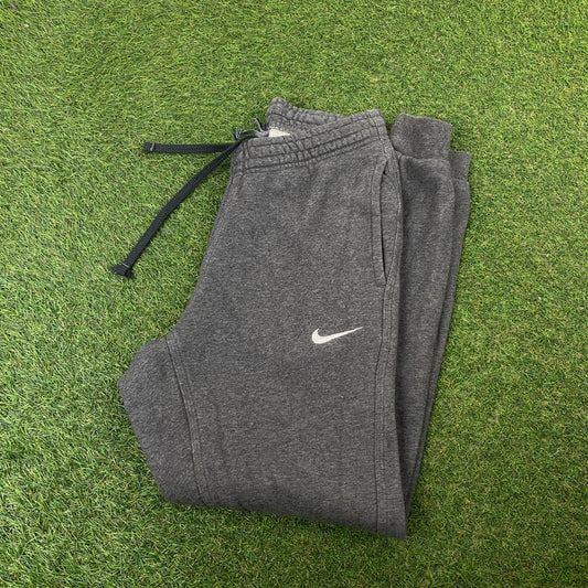 00s Nike Cotton Joggers Grey Small
