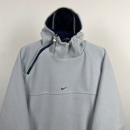 00s Nike Reversible Sidewinder Fleece Coat Jacket Blue Small