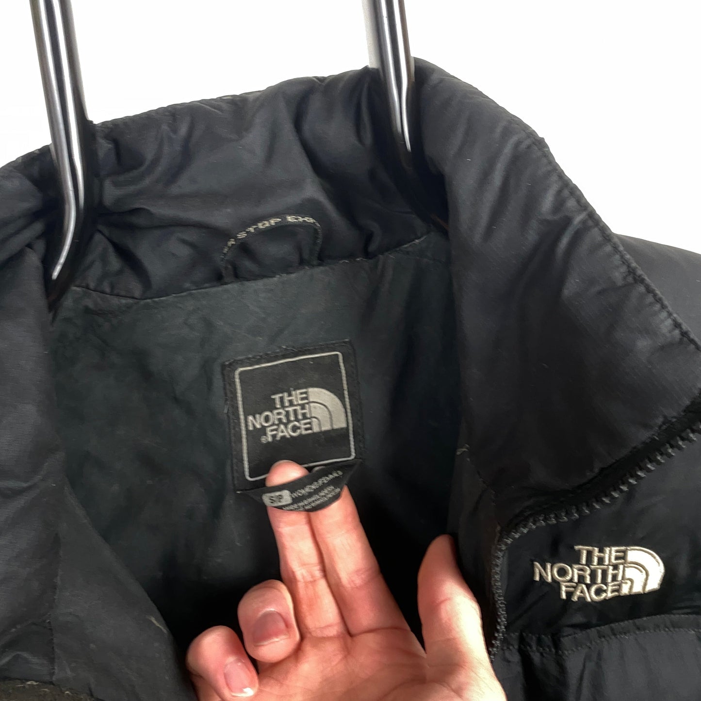 Retro 00s The North Face Puffer Jacket Black Womens Small