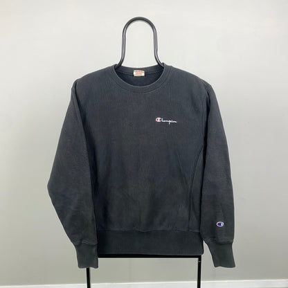 Retro Champion Sweatshirt Black Medium