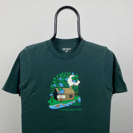 00s Carhartt T-Shirt Green XS