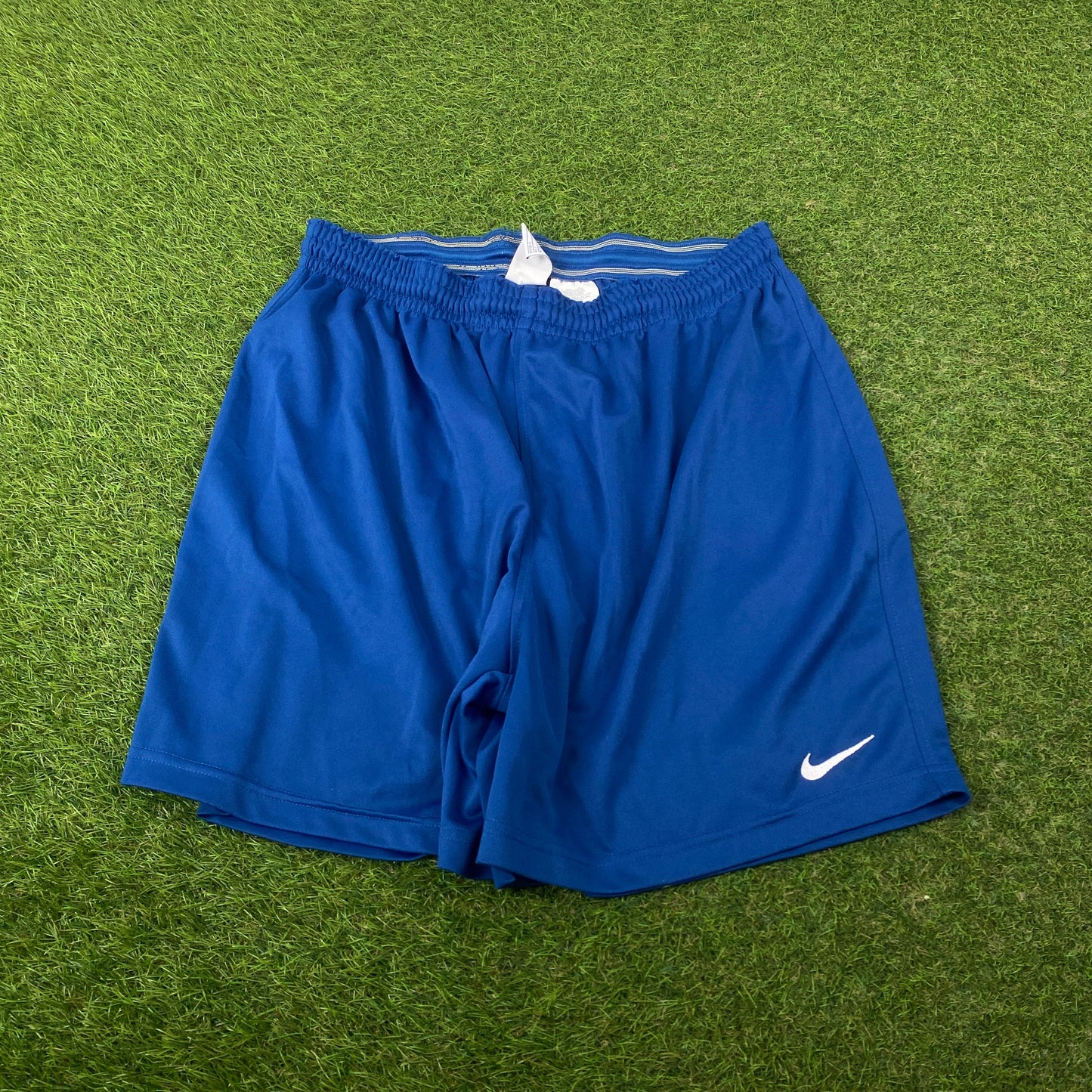 00s Nike Football Shorts Blue XL