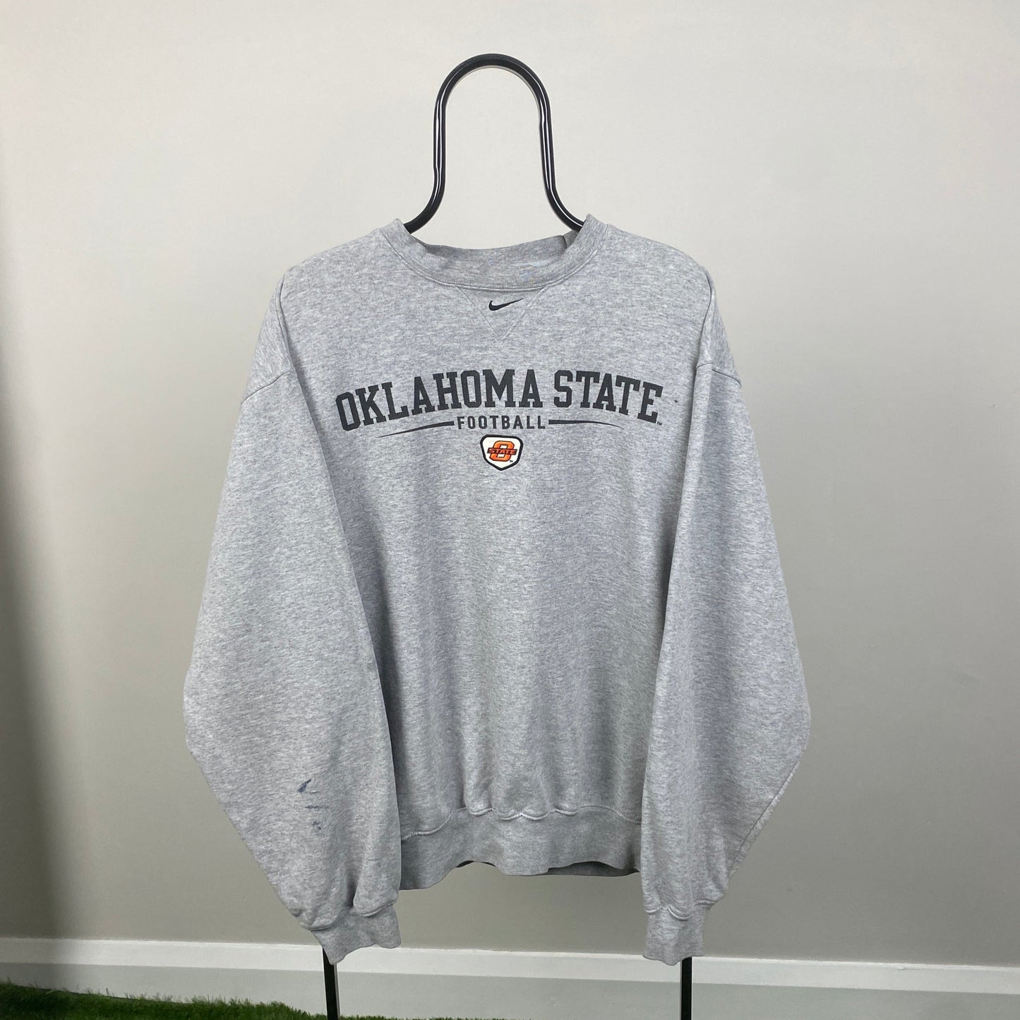 90s Nike Oklahoma State Sweatshirt Grey XL