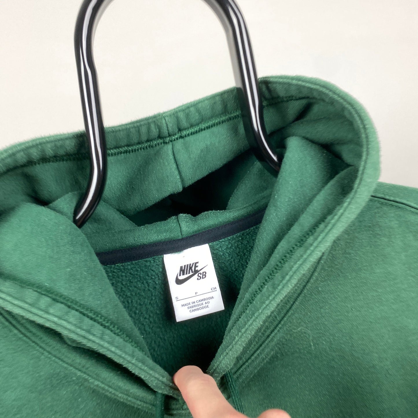 00s Nike Court SB Hoodie Green Small