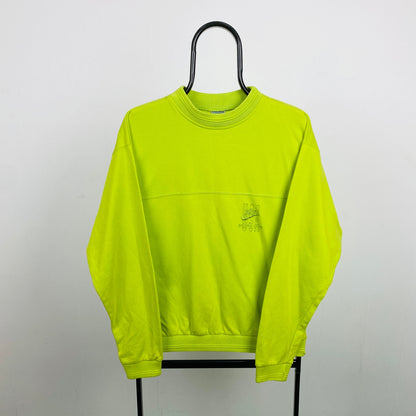 90s Nike Sweatshirt Lime Green Small