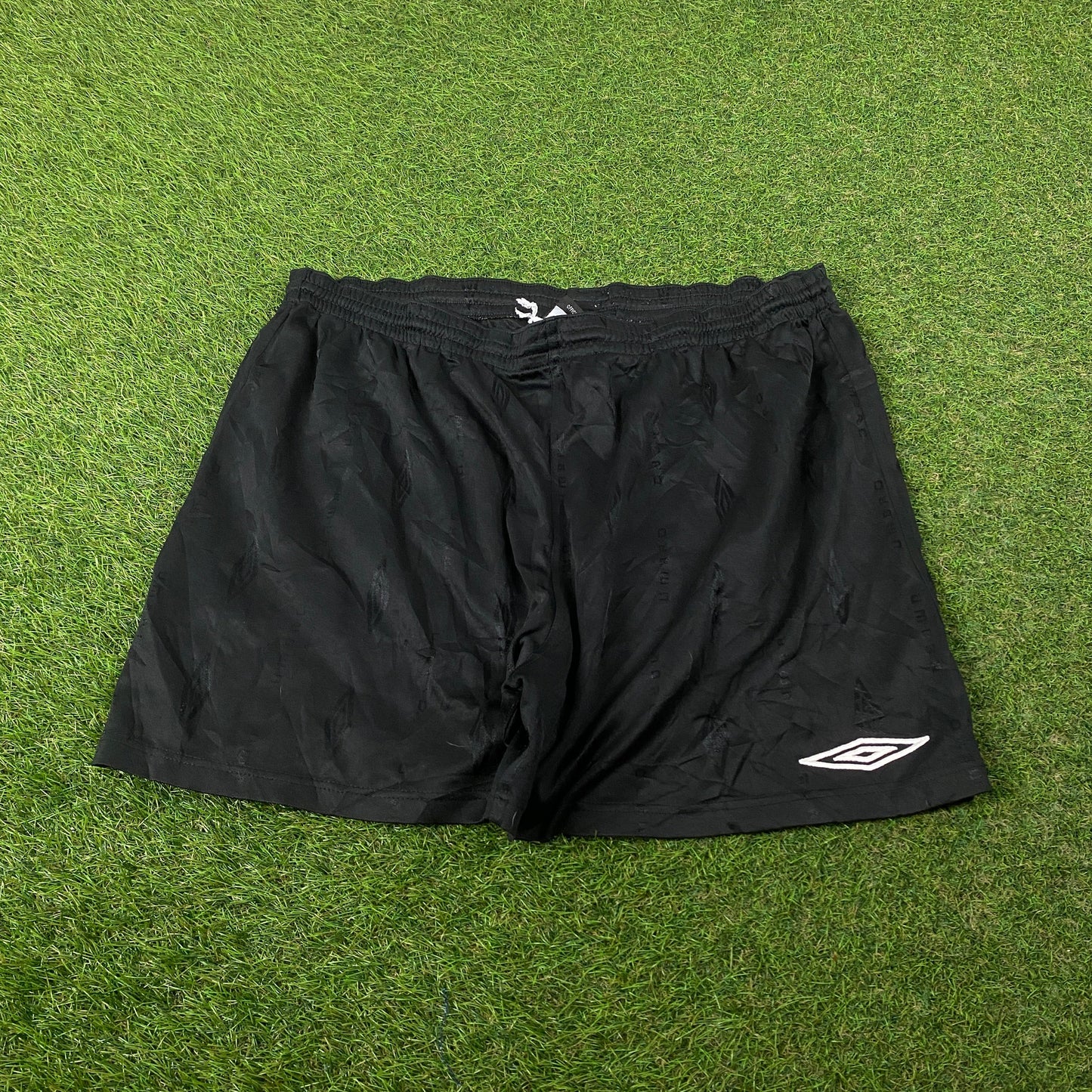00s Umbro Football Shorts Black Large