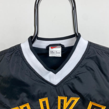 90s Nike Windbreaker Sweatshirt Black XS