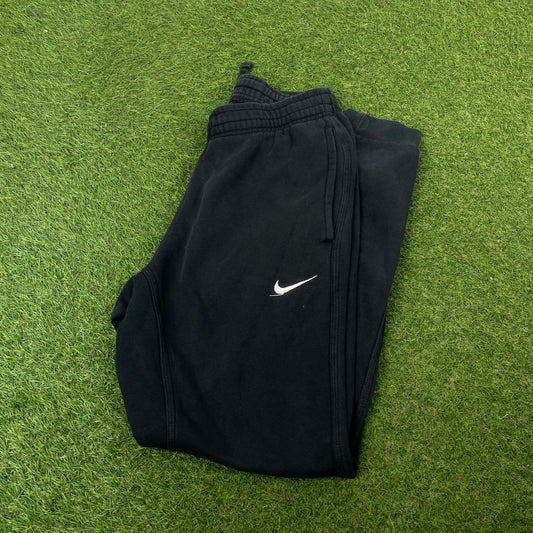 00s Nike Cotton Joggers Black Small