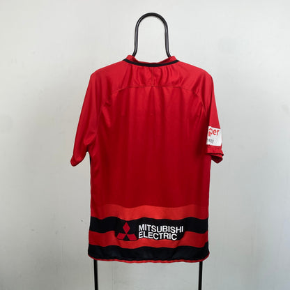 00s Nike Western Sydney Wanderers Football Shirt T-Shirt Red XL