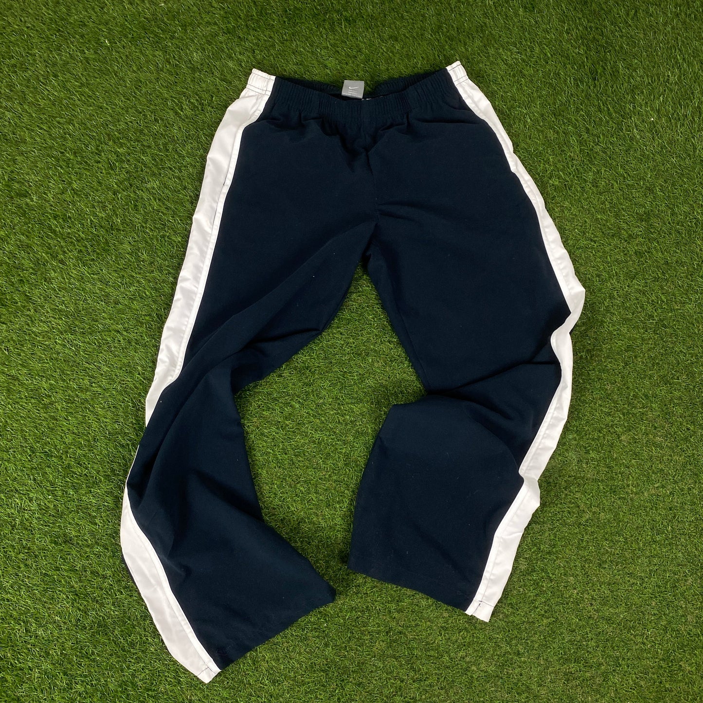 00s Nike Piping Tracksuit Jacket + Joggers Set Baby Blue Large