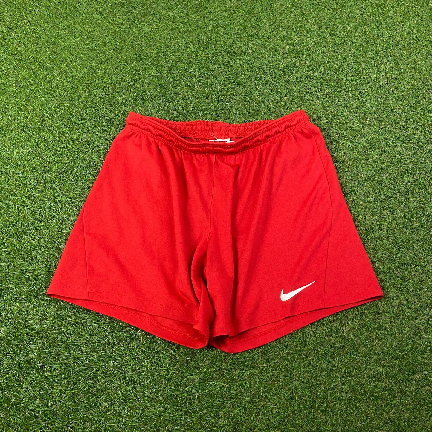 00s Nike Football Shorts Red Medium