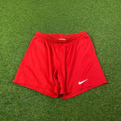 00s Nike Football Shorts Red Medium