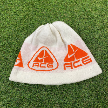 00s Nike ACG Beanie Hat White