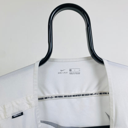 00s Nike Running Vest Gilet Jacket White Small